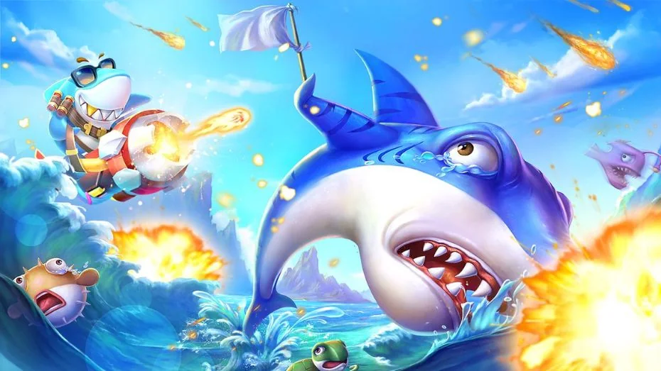 Arena bawah laut pada permainan tembak ikan mobile SUSTER4D